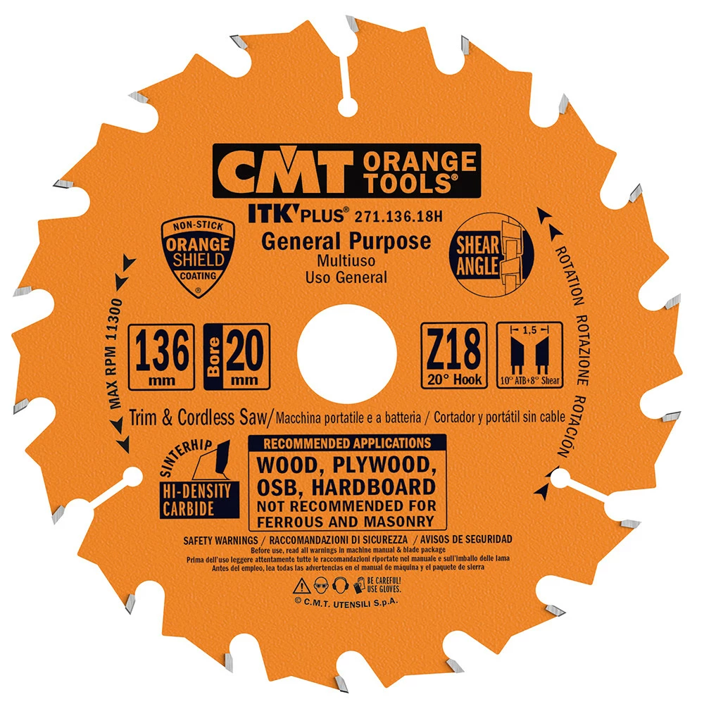 CMT Klinge 136x1,5x20 Z18 W - 271.136.18H 3 CMT Klinge 136x1,5x20 Z18 W - 271.136.18H