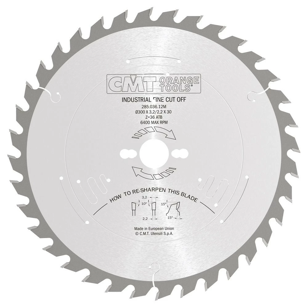 CMT Klinge 300x3,2x30 Z36 UW - 285.036.12M 3 CMT Klinge 300x3,2x30 Z36 UW - 285.036.12M