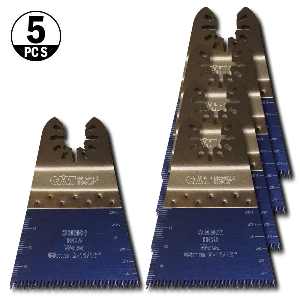 CMT Multicut 68x40mm HSS Træ-Plast - OMM06-X5 3 CMT Multicut 68x40mm HSS Træ-Plast - OMM06-X5