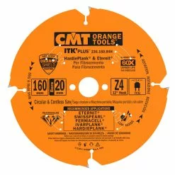 CMT PCD Klinge 160x2,4x20 Z4 F - 236.160.04H