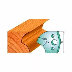 CMT Profilknive Sæt 40mm Nr. 120 - 690.120