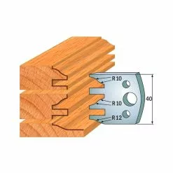 CMT Profilknive Sæt 40mm Nr. 124 - 690.124