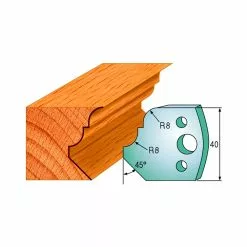 CMT Profilknive Sæt 40mm Nr. 73 - 690.073