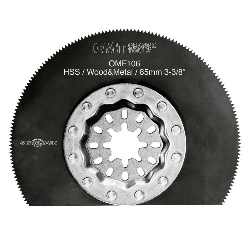 CMT Starlock Ø85mm HSS Træ-Metal - OMF106-X1 3 CMT Starlock Ø85mm HSS Træ-Metal - OMF106-X1