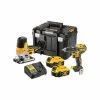 DeWALT 18V Sæt Kombokit Stiksav 2x5ah Dcd791 Dcs335 - DCK298P2T-QW -Ryobi Butik dewalt 18v saet kombokit stiksav 2x5ah dcd791 dcs335 dck298p2t qw