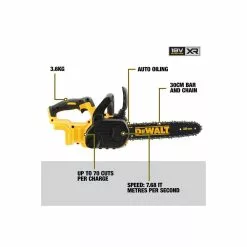 Dewalt 18v Xr Kædesav - DCM565N-XJ -Ryobi Butik dewalt 18v xr kaedesav dcm565n xj 16