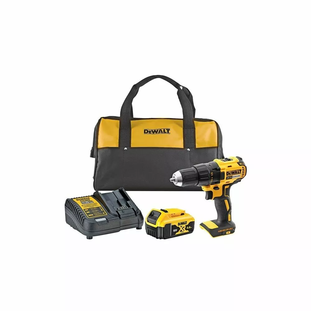 DeWALT 18V XR Kulløs Boremaskine I Soft Bag 5,0 Ah / Lader Dcb115 - DCD777P1-QW 3 DeWALT 18V XR Kulløs Boremaskine I Soft Bag 5,0 Ah / Lader Dcb115 - DCD777P1-QW