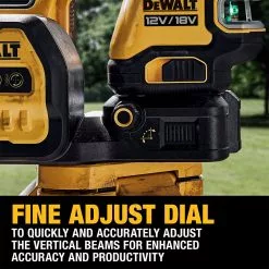 DeWALT Dw 18/12V 3 X 360⁰ Linje Laser Grøn - DCE089D1G18-QW -Ryobi Butik dewalt dw 1812v 3 x 360 line laser grn dce089d1g18 qw 2