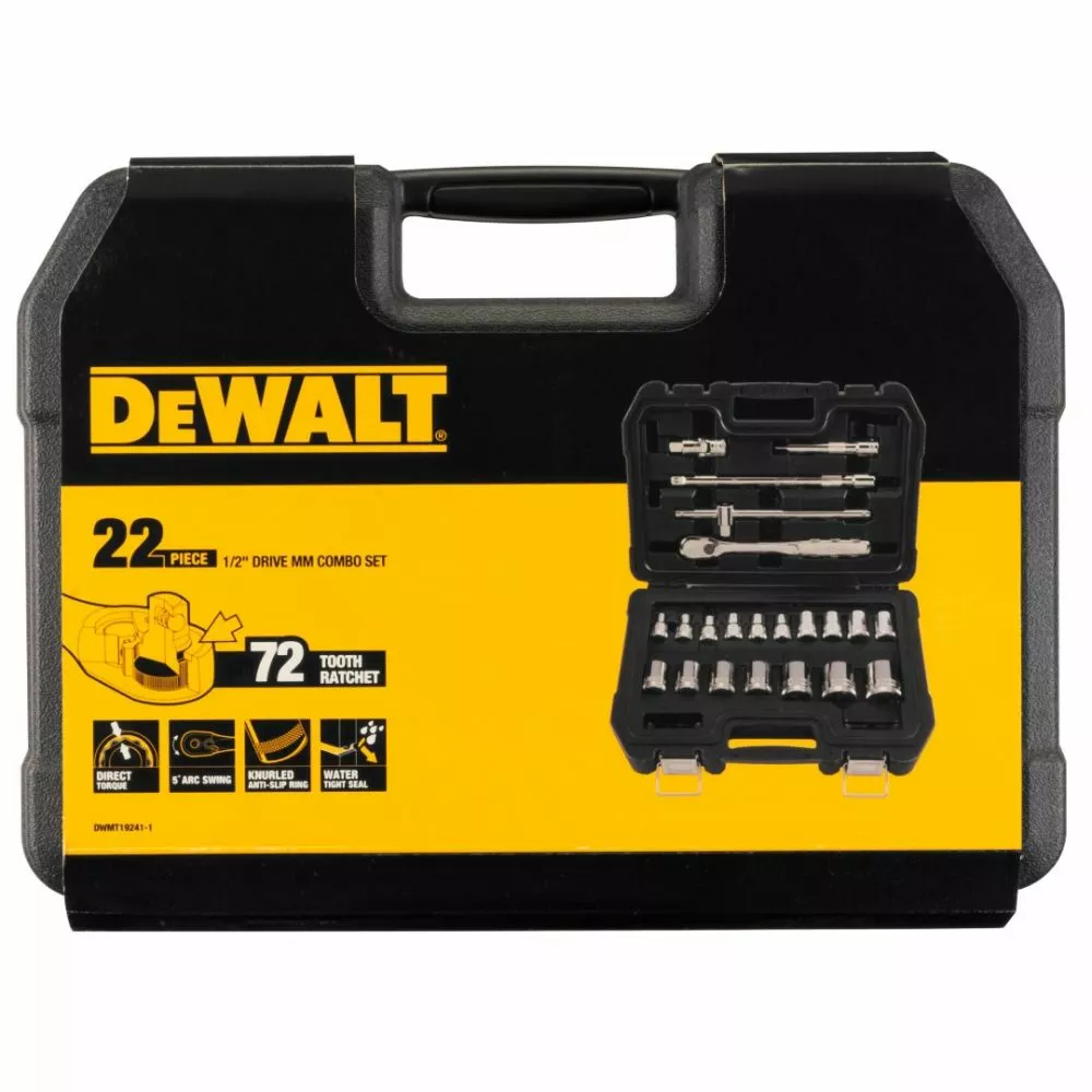 DeWALT Topnøglesæt 1/2" 22 Stk - DWMT19241-1 7 DeWALT Topnøglesæt 1/2" 22 Stk - DWMT19241-1 - Billede 5