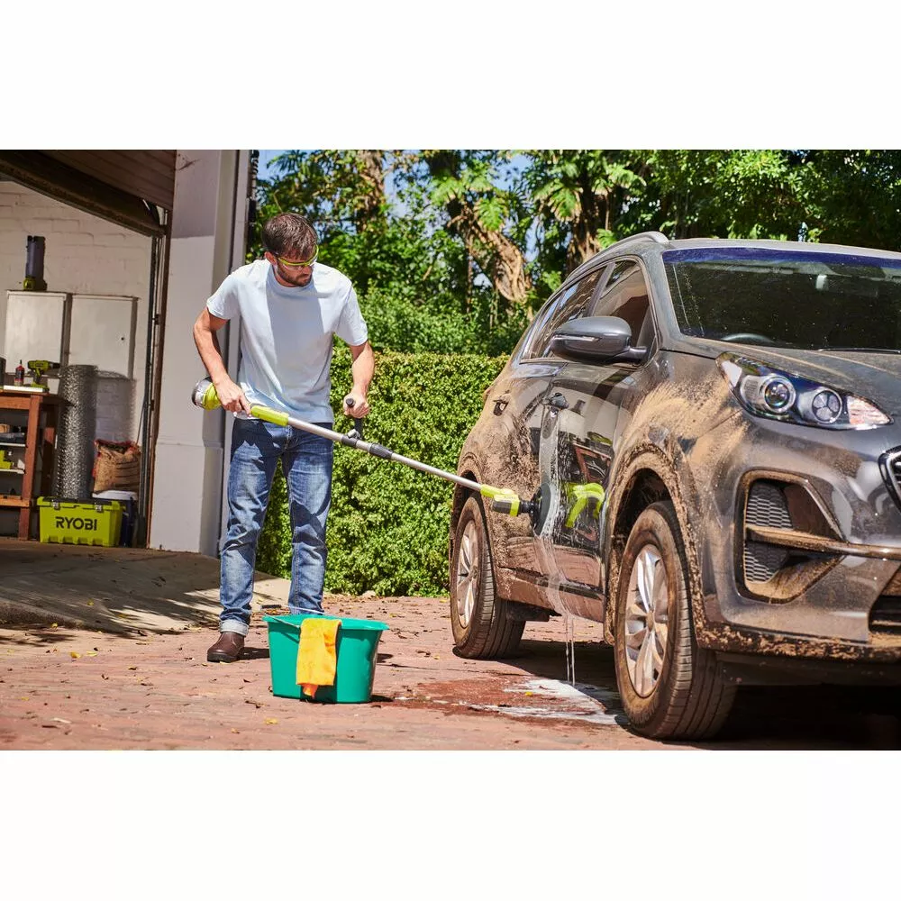 Ryobi Rengøringsbørste R18tps-120g Inkl. Batteri Og Lader 4 Ryobi Rengøringsbørste R18tps-120g Inkl. Batteri Og Lader - Billede 2