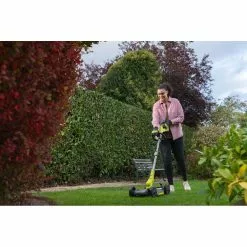 Ryobi 18V ONE+ Kombineret Plæneklipper/græstrimmer - RY18LMC30A-0 -Ryobi Butik ryobi 18v one kombineret plaeneklippergraestrimmer ry18lmc30a 0 13