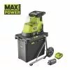 Ryobi 36V Max Power Kompostkværn - RY36SHX40-160 -Ryobi Butik ryobi 36v max power kompostkvaern ry36shx40 160