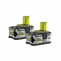 Ryobi Butik 32 Ryobi Batteripakke 18v 2*5,0 Ah Rb18ll50