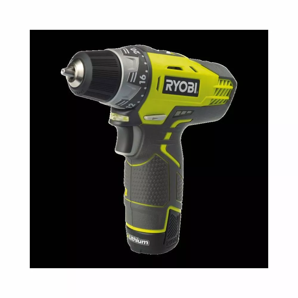 Ryobi Bore-/skruemaskine 12V - R12DD-LL13S - VAREN ER UDGÅET 5 Ryobi Bore-/skruemaskine 12V - R12DD-LL13S - VAREN ER UDGÅET - Billede 3