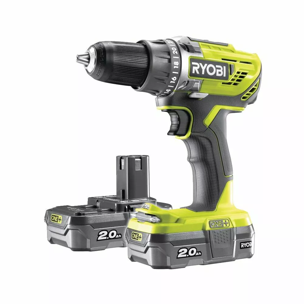 Ryobi Bore-/skruemaskine 18V - 2 X2,0 Ah Batteri - R18DD3-220S 9 Ryobi Bore-/skruemaskine 18V - 2 X2,0 Ah Batteri - R18DD3-220S - Billede 7