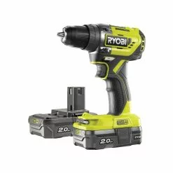 Ryobi Bore-/skruemaskine 18V - 2 X2,0 Ah Batteri - R18DD5-220S