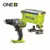 Ryobi Bore/skruemaskine R18DD3-252T Inkl. Ekstra Batteri 5,0 - Værtøjskasse - Bitssæt 2 Ryobi Bore/skruemaskine R18DD3-252T Inkl. Ekstra Batteri 5,0 - Værtøjskasse - Bitssæt -Ryobi Butik ryobi boreskruemaskine r18dd3 120s inkl ekstra batteri 50 vaertojskasse bitssaet