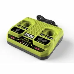 Ryobi Dobbelt Hurtiglader Til ONE+ Batterier - RC18240