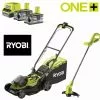 Ryobi Plæneklipper 18V ONE+ - RY18LMH37LT25-250 -Ryobi Butik ryobi plaeneklipper 18v one ry18lmh37lt25 250