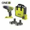 Ryobi Slagbore-/skruemaskine 18 V ONE + - R18PD2-220S -Ryobi Butik ryobi slagbore skruemaskine 18 v one r18pd2 220s