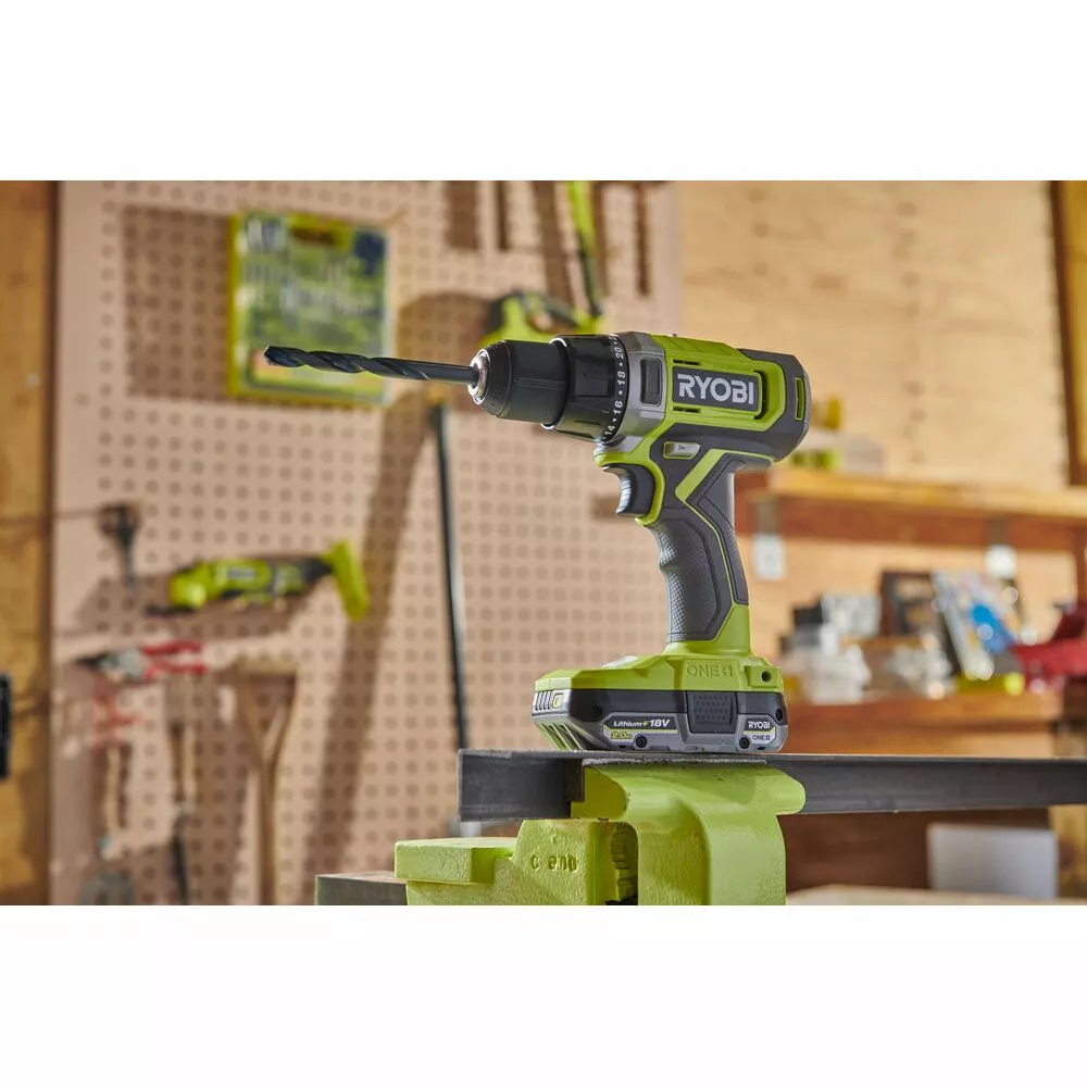Ryobi Slagbore-/skruemaskine Rpd18-0 4 Ryobi Slagbore-/skruemaskine Rpd18-0 - Billede 2