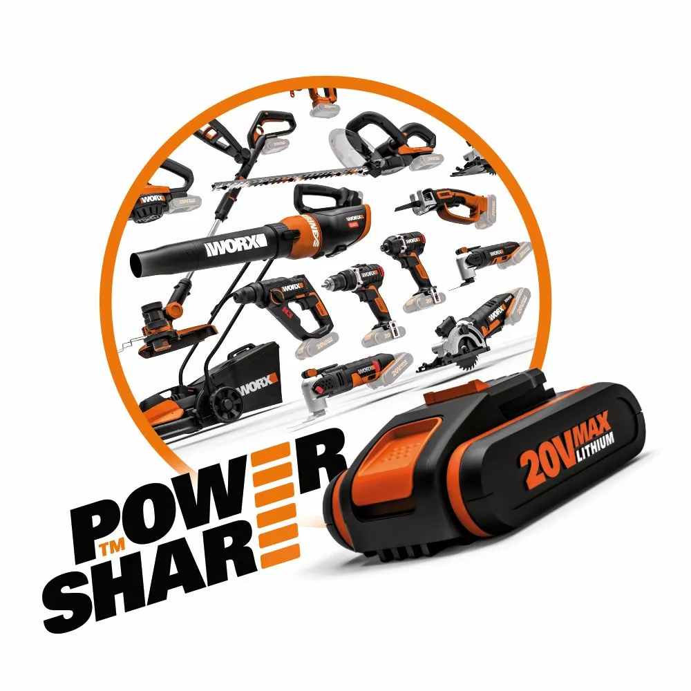 Worx 20v Bore/skruemask - 50nm Solo 8 Worx 20v Bore/skruemask - 50nm Solo - Billede 6