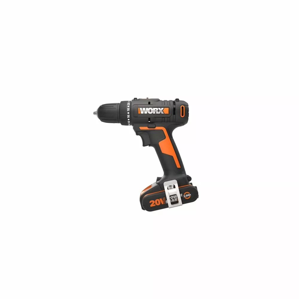 Worx 20V Skruemaskine, 30Nm, 2x2,0Ah, 3-5t Lader, Box 3 Worx 20V Skruemaskine, 30Nm, 2x2,0Ah, 3-5t Lader, Box