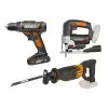 Worx Bajonetsav+stiksav+boremaskine 2 Worx Bajonetsav+stiksav+boremaskine -Ryobi Butik worx bajonetsavstiksavboremaskine