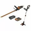 Worx Græstrimmer+hækklipper+batteri -Ryobi Butik worx graestrimmerhaekklipperbatteri