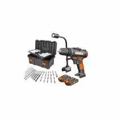 Worx Skruemaskine Og Lampe KombiKit